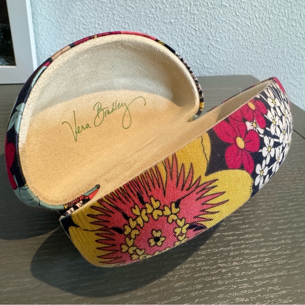 Vera Bradley Colorful Floral Eyeglass Case